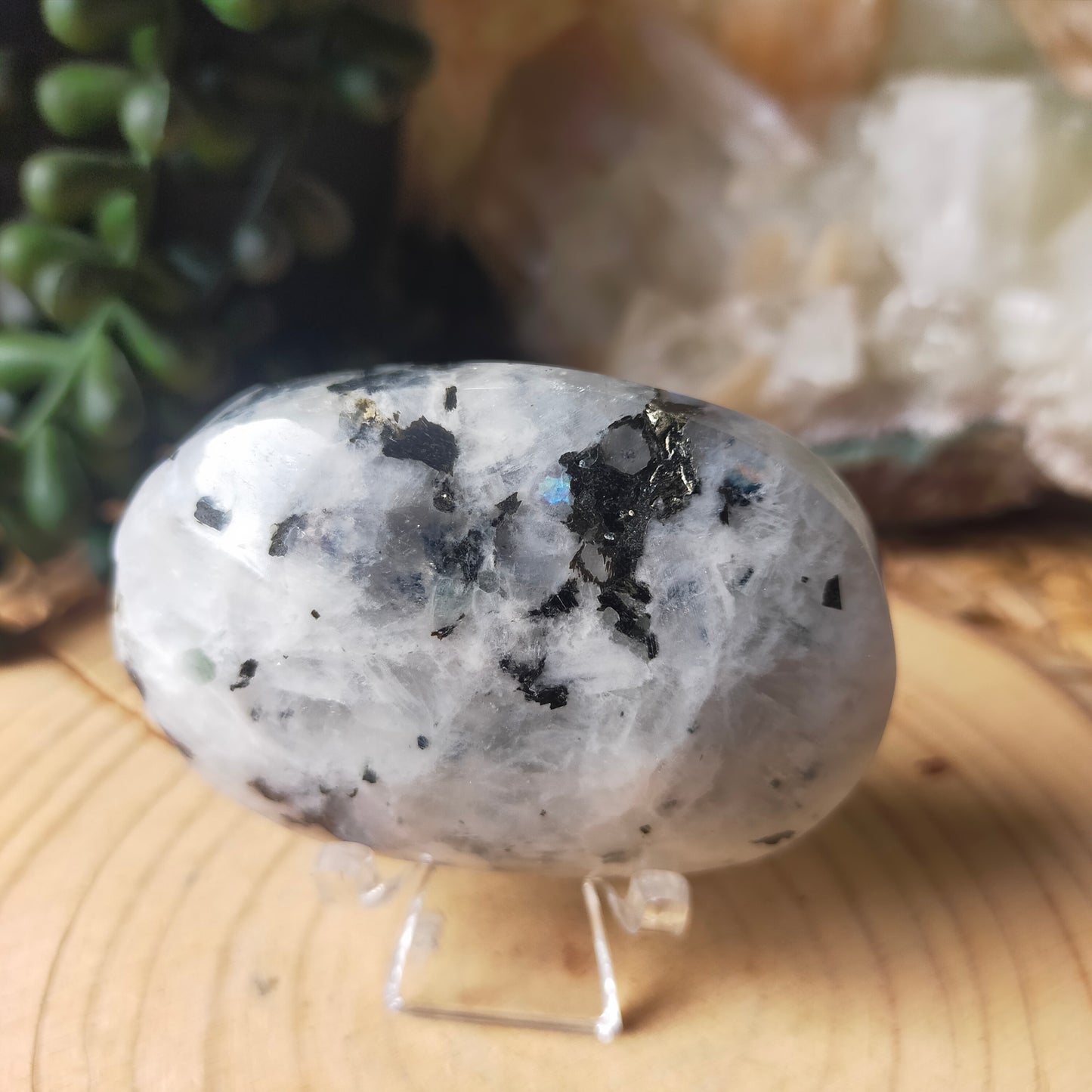 Rainbow Moonstone Palmstone