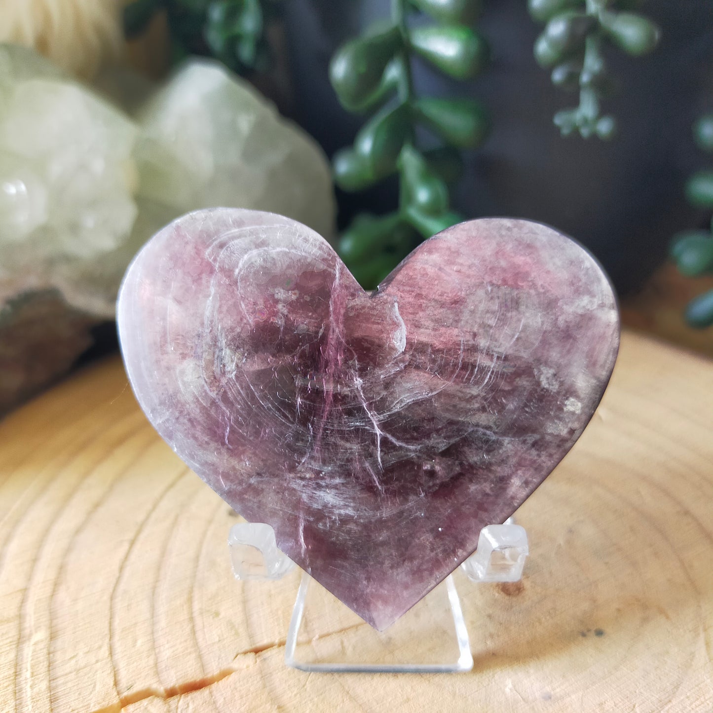 Purple Mica Heart