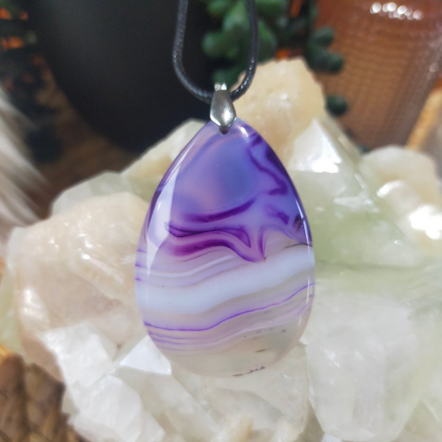 Dyed Agate Necklace