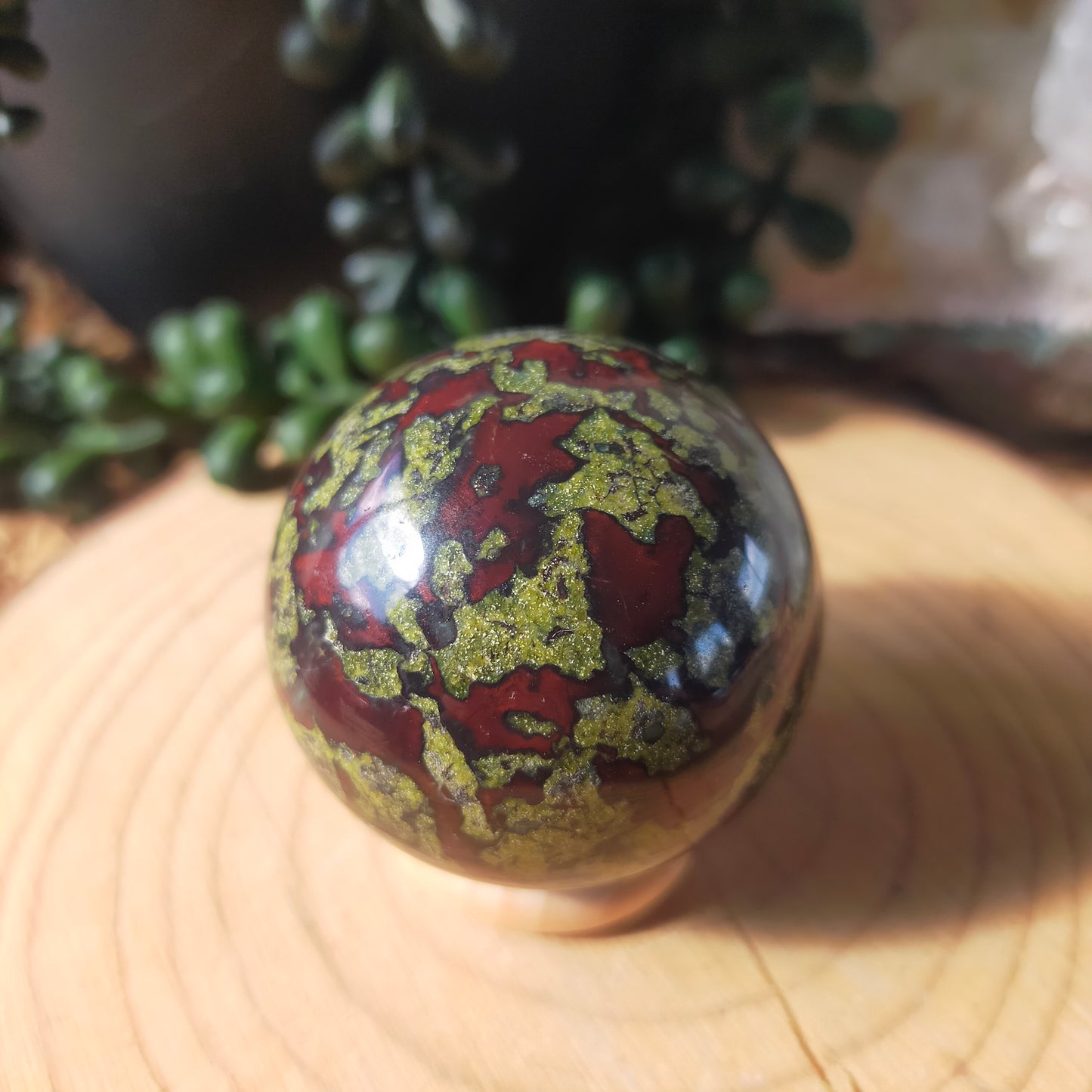 Dragon Blood Stone Sphere