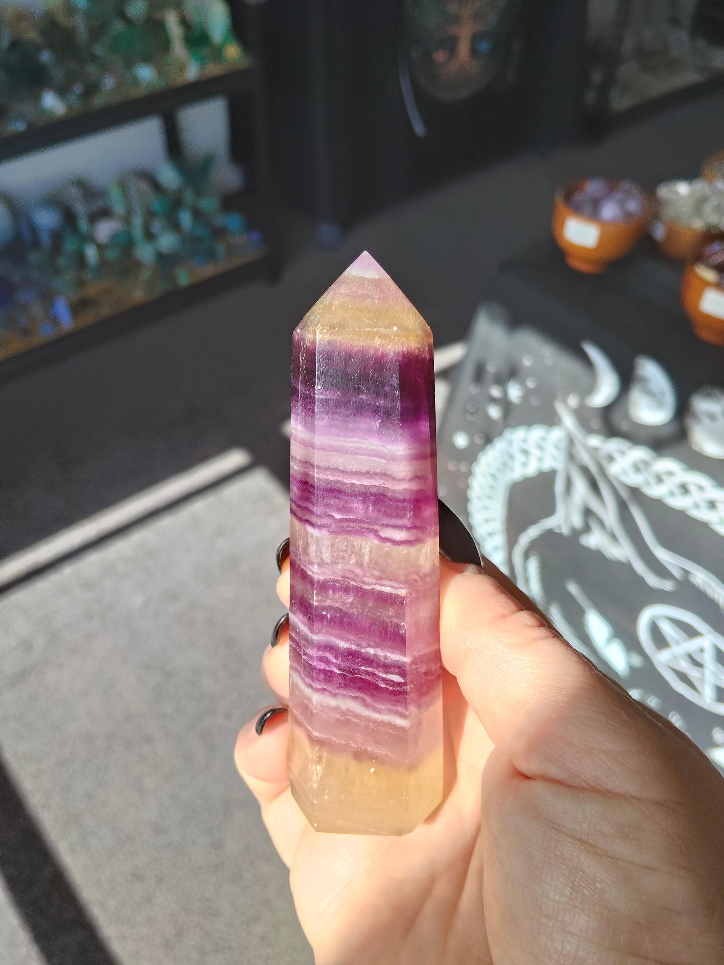 Candy Fluorite Point