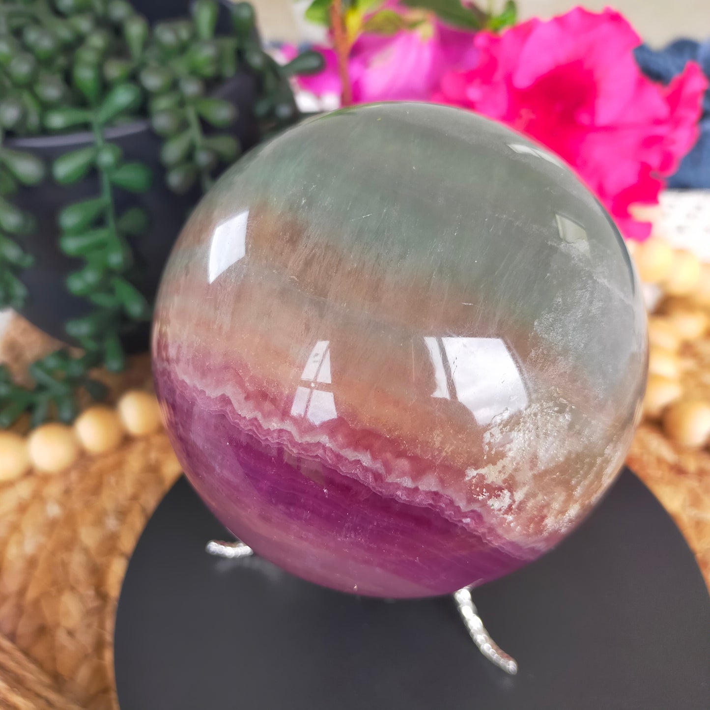 Candy Fluorite Sphere
