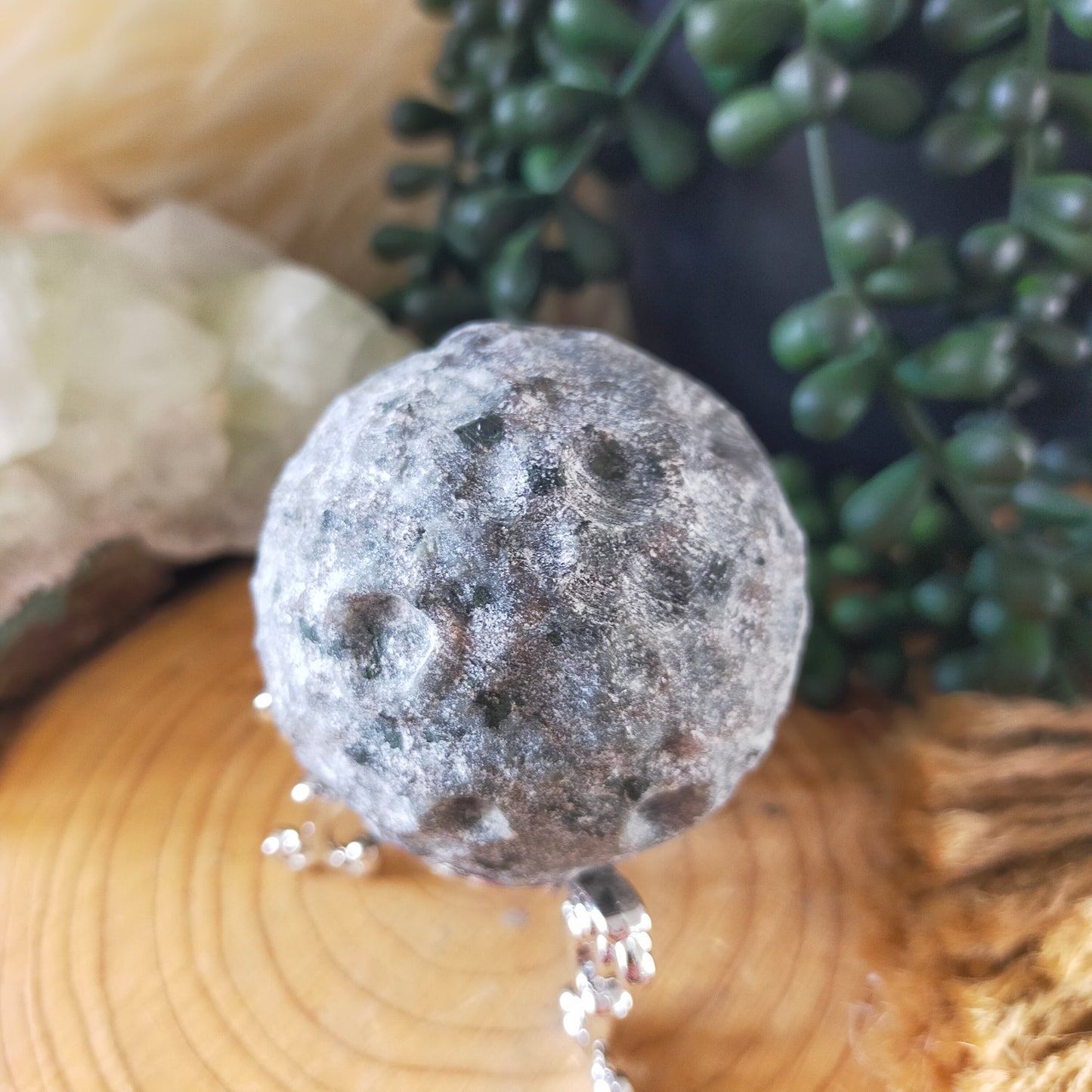 Yooperlite Moon Sphere