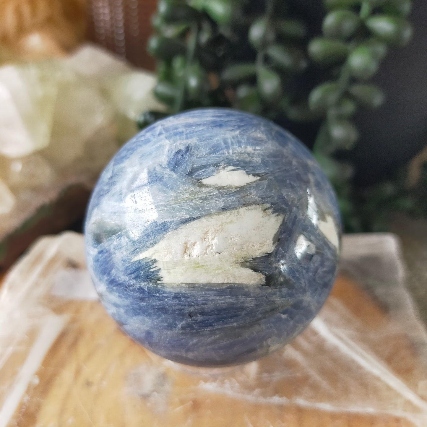 Blue Kyanite Sphere