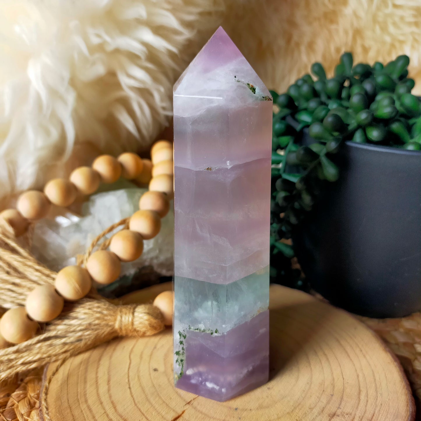 Lavender Fluorite Tower