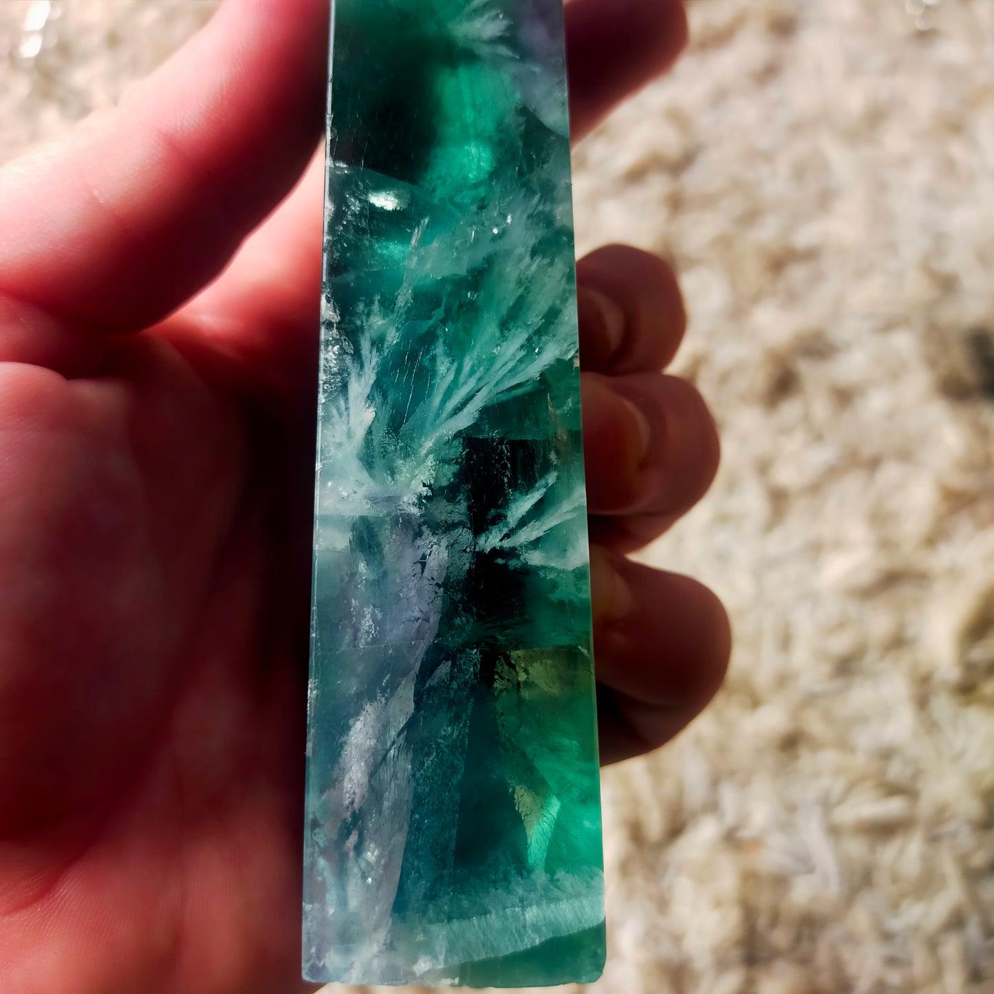 Feather Fluorite Tower