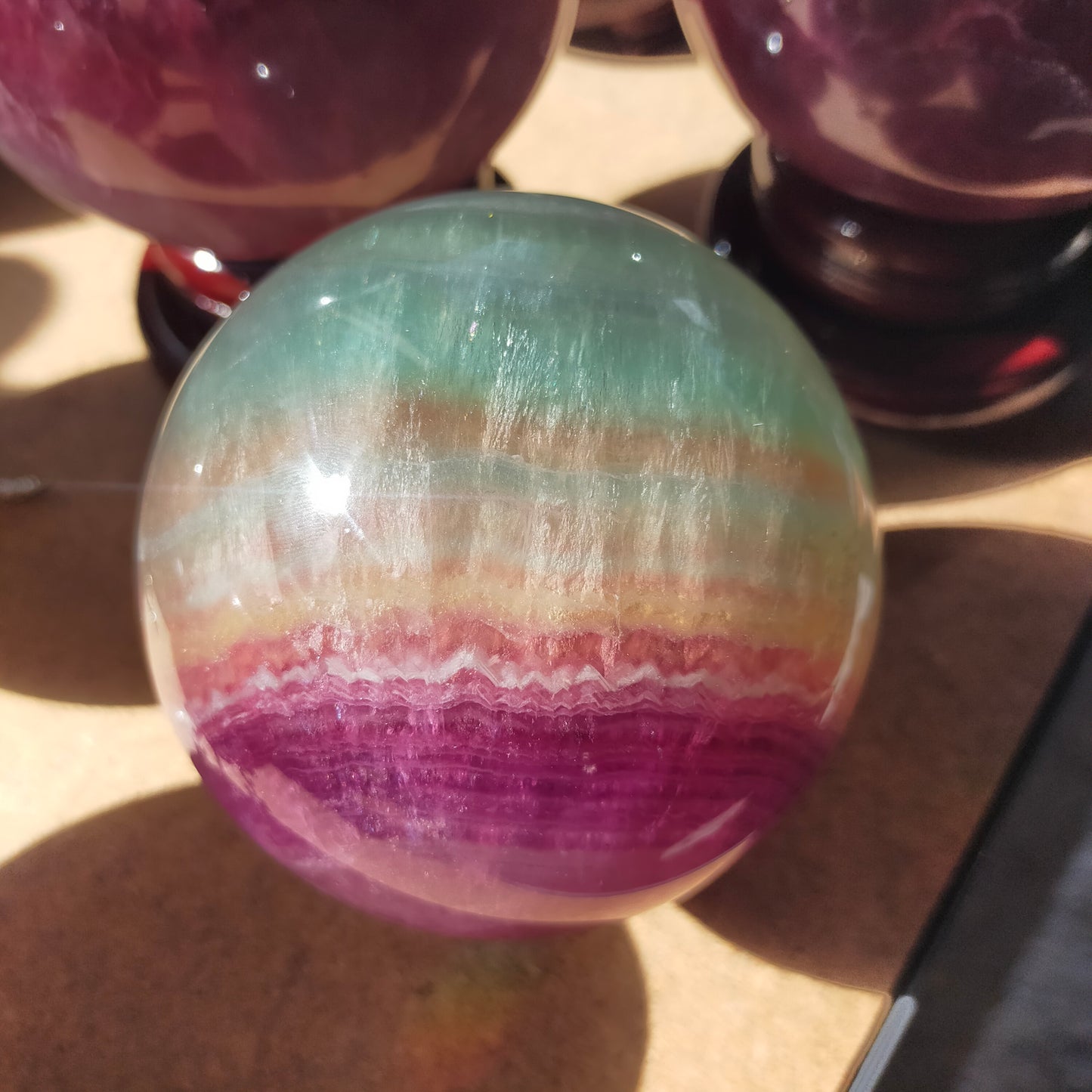Candy Fluorite Sphere