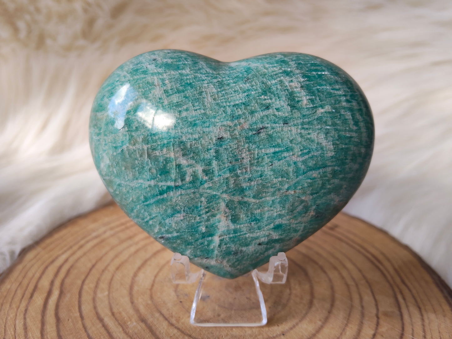 Amazonite Heart