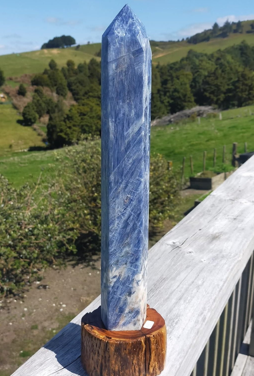 Blue Kyanite Tower