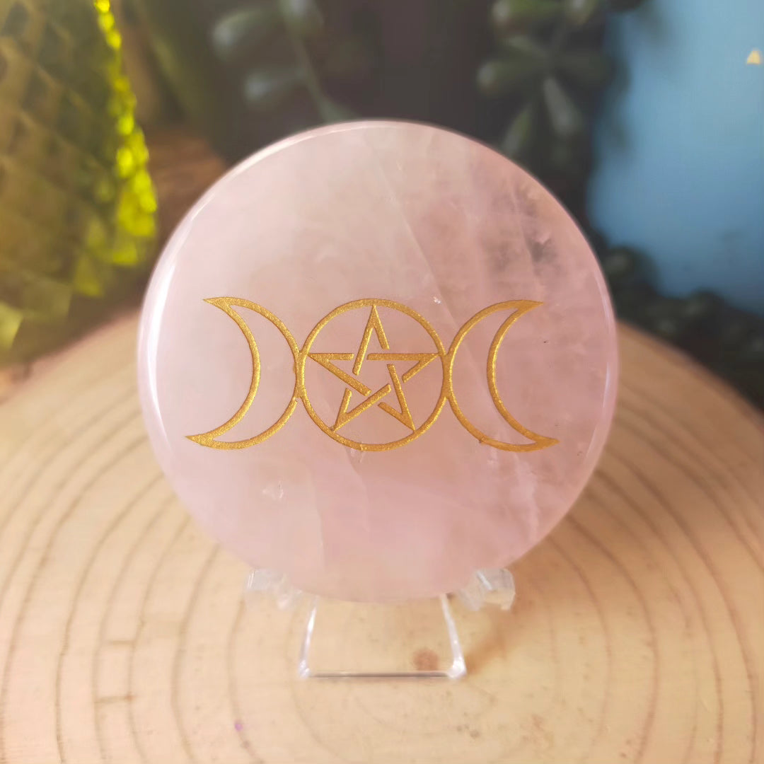 Rose Quartz Round Slab