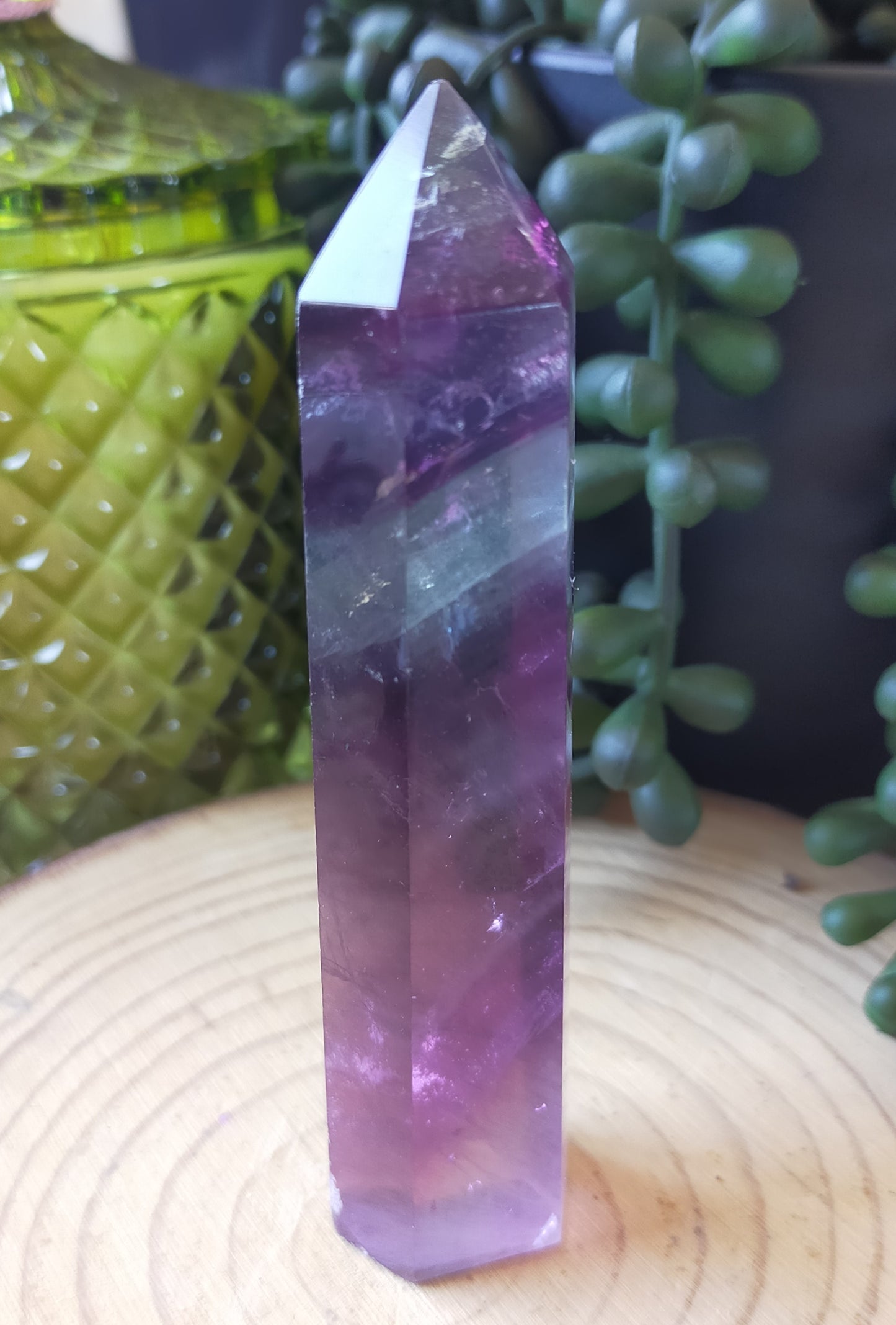 Gorgeous Fluorite Point