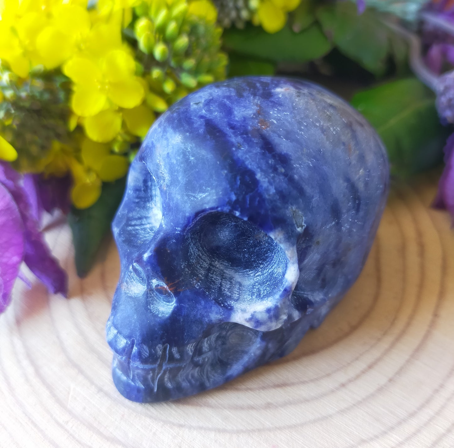 Sodalite Skull