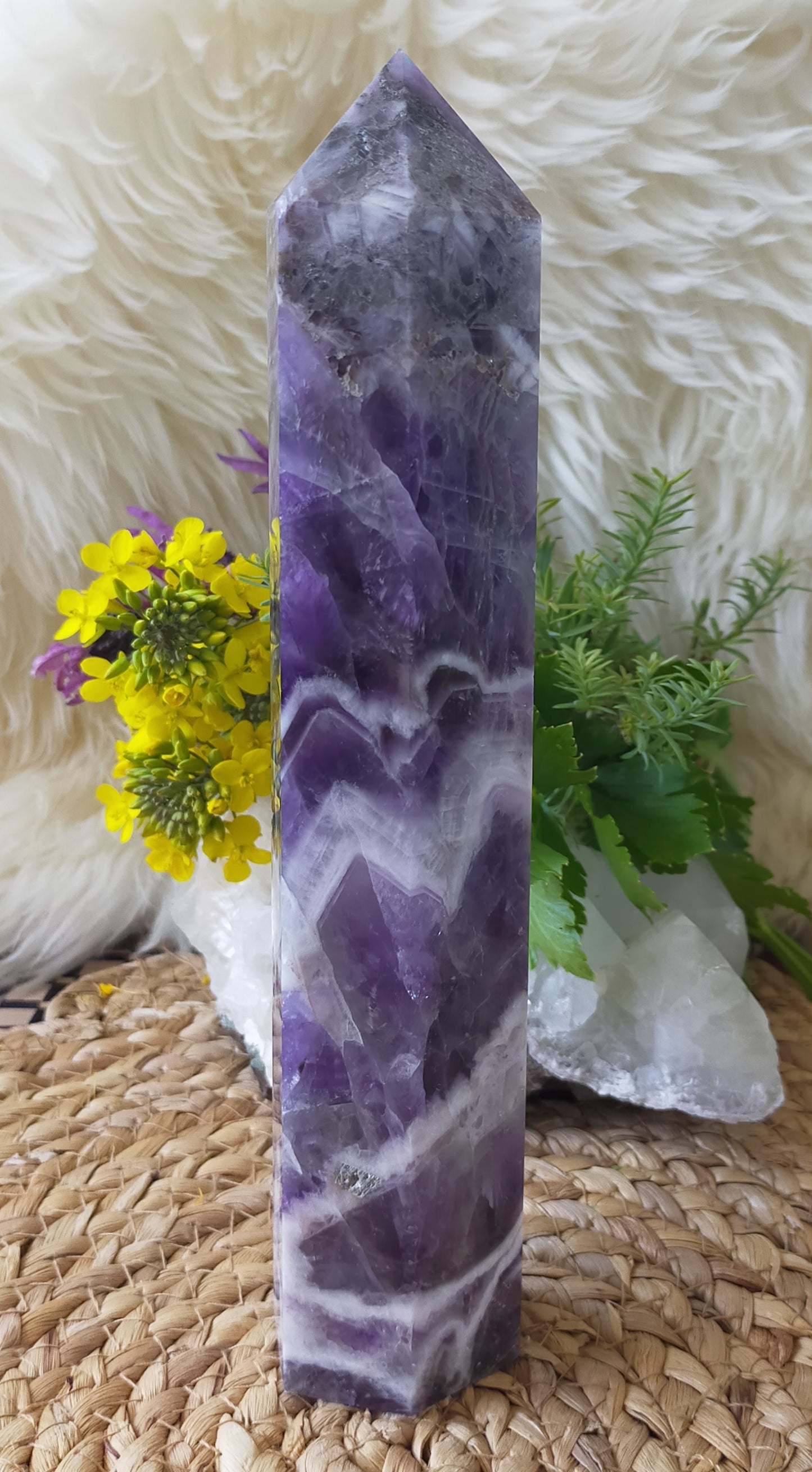 Chevron Amethyst Tower