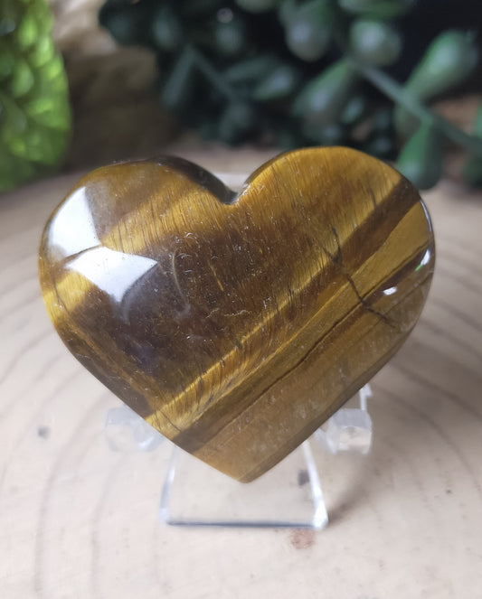 Tigers Eye Heart