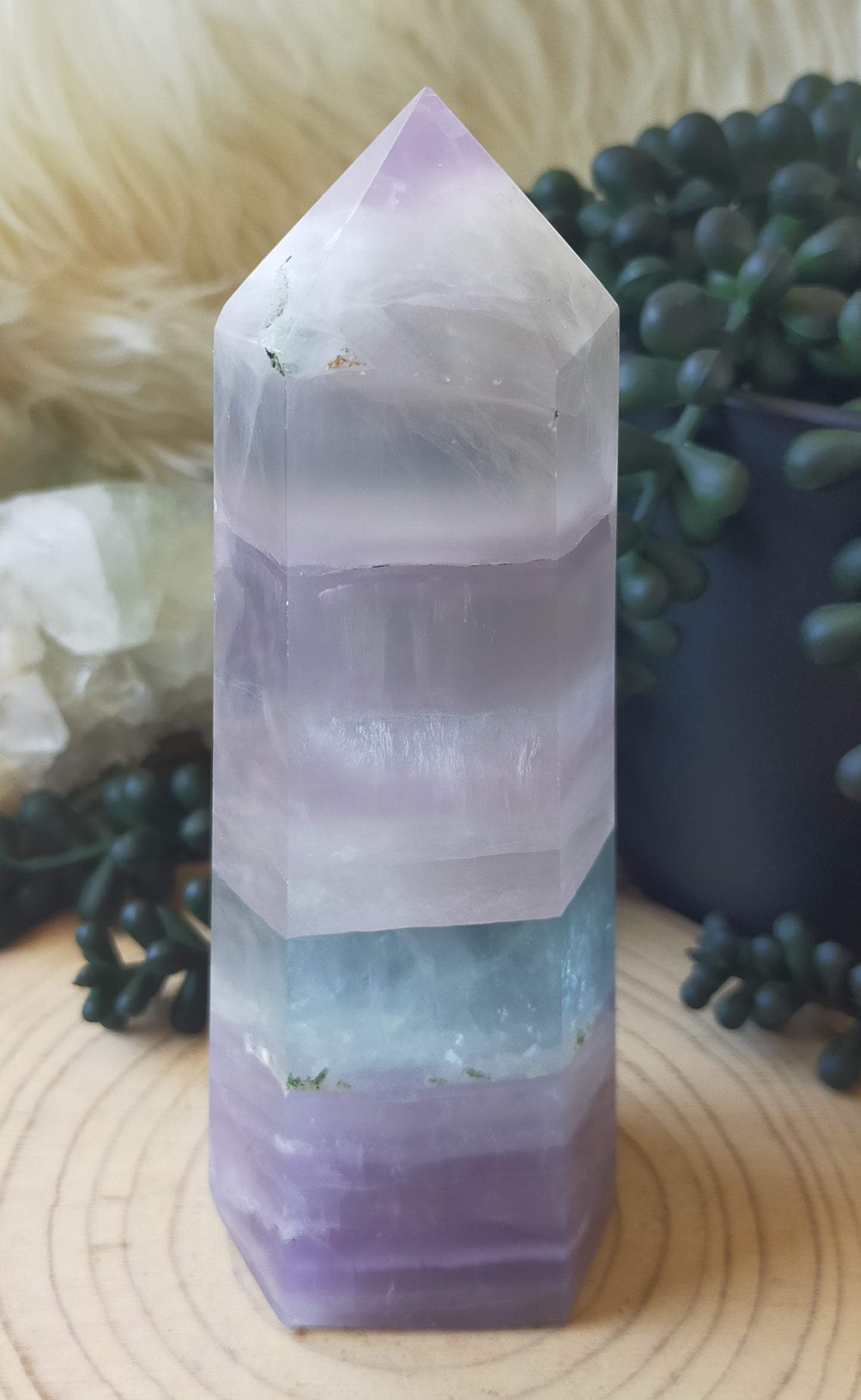 Lavender Fluorite Tower