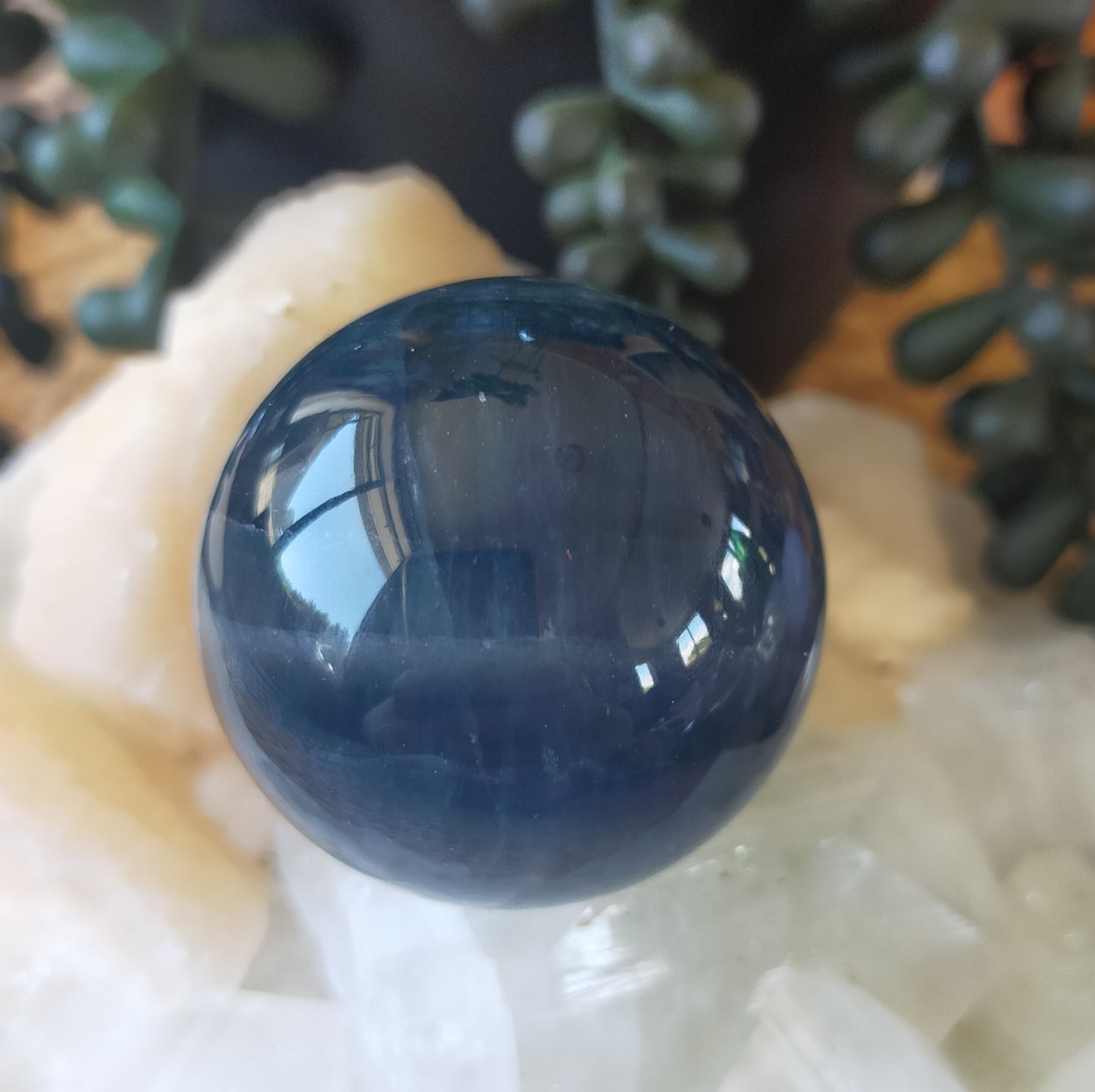 Blue Fluorite Sphere