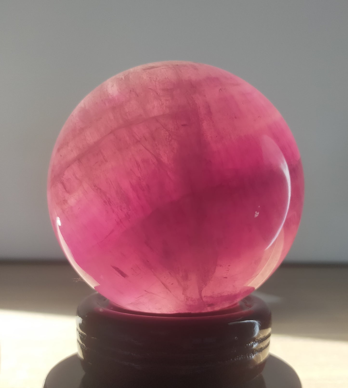 Stunning Purple Fluorite Sphere