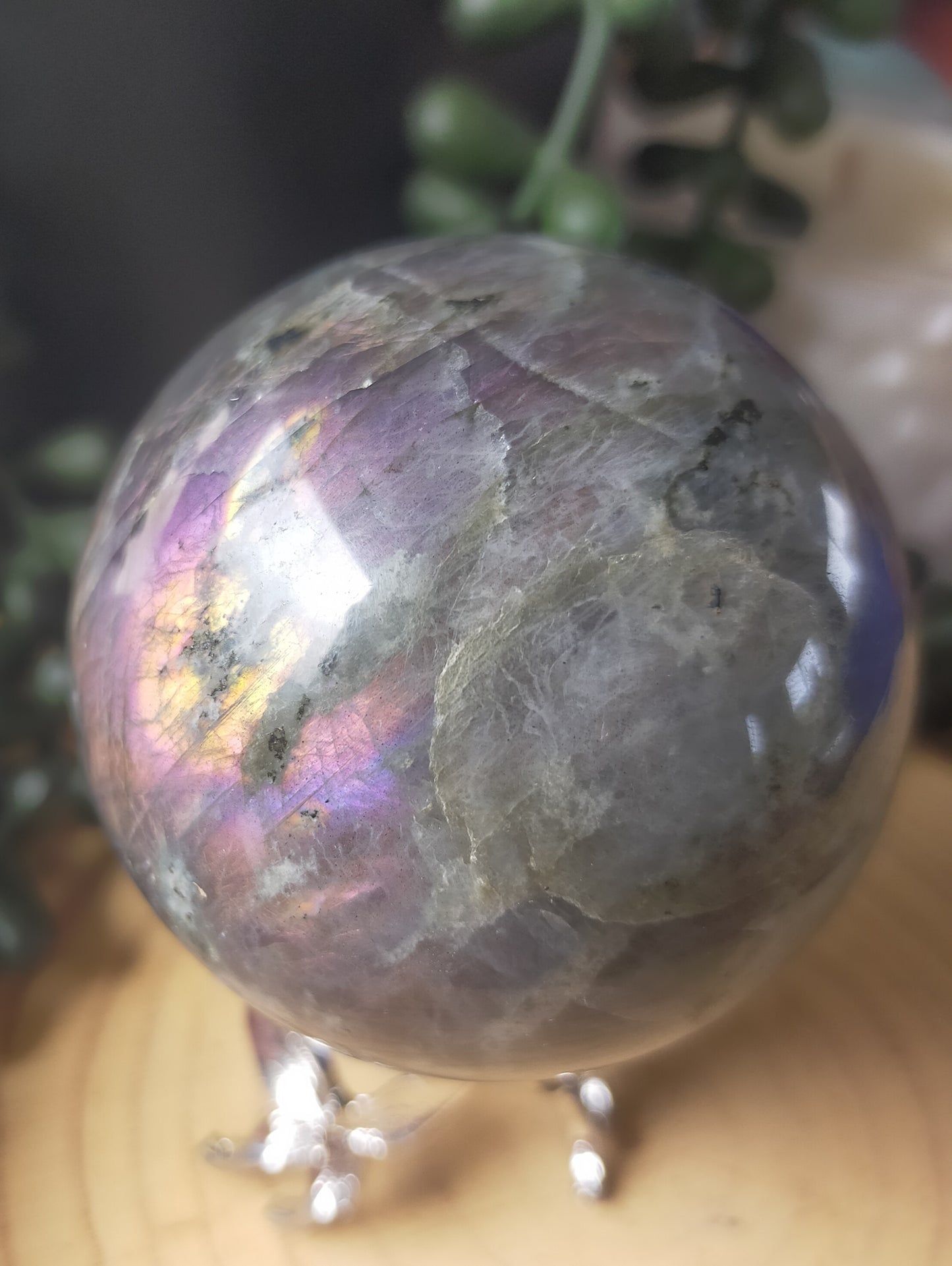 Gorgeous Labradorite Sphere