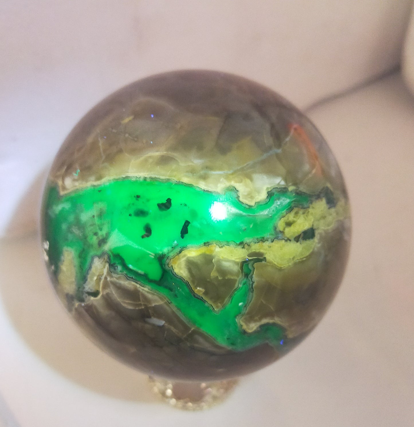 Volcano Agate Sphere