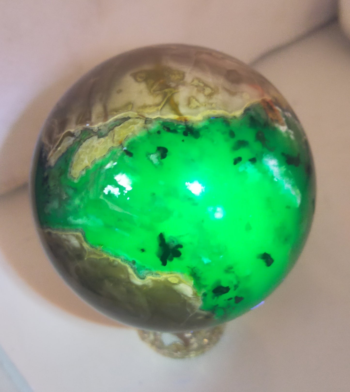 Volcano Agate Sphere