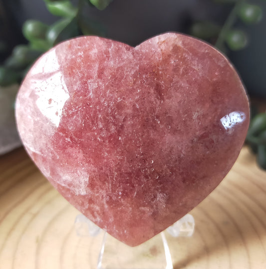 Strawberry Quartz Heart