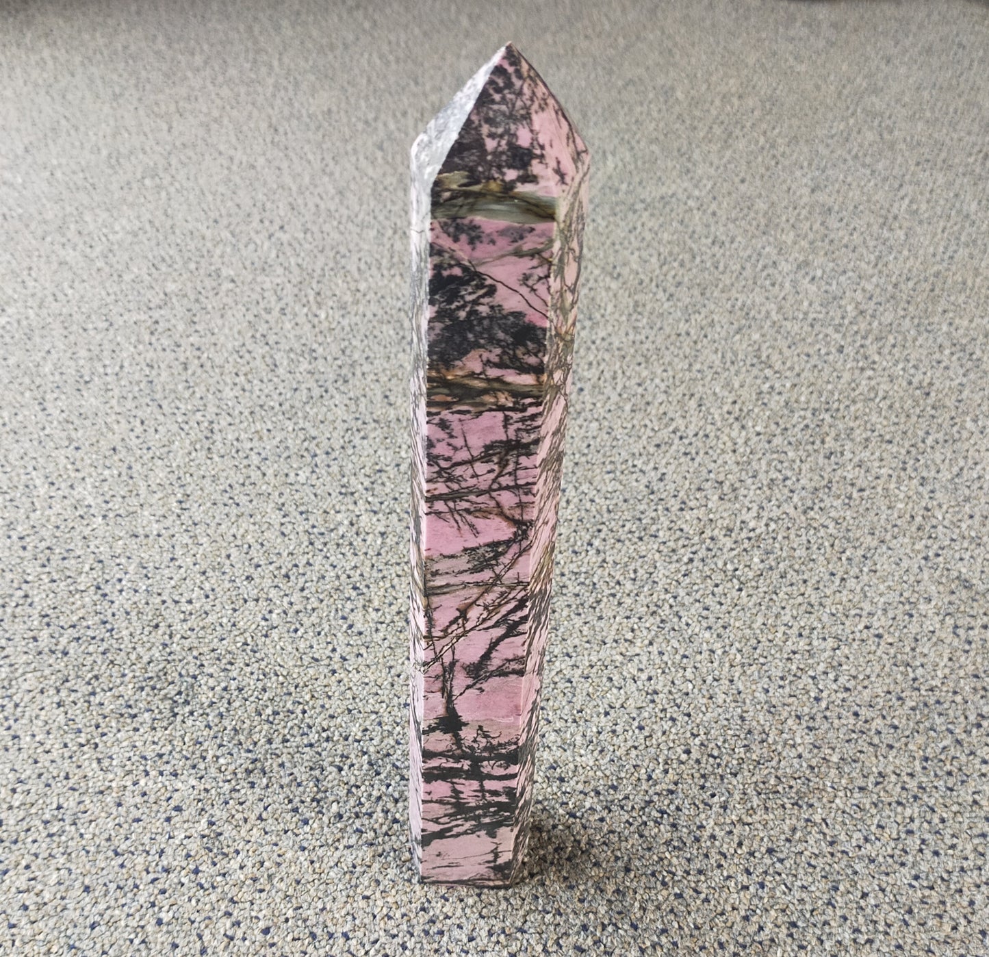 Large Rhodonite Tower