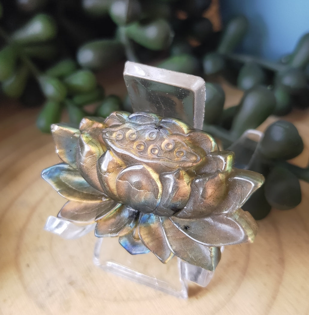 Labradorite Lotus