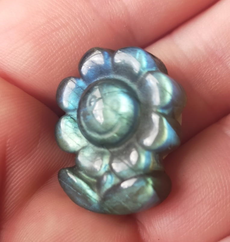 Labradorite Flower