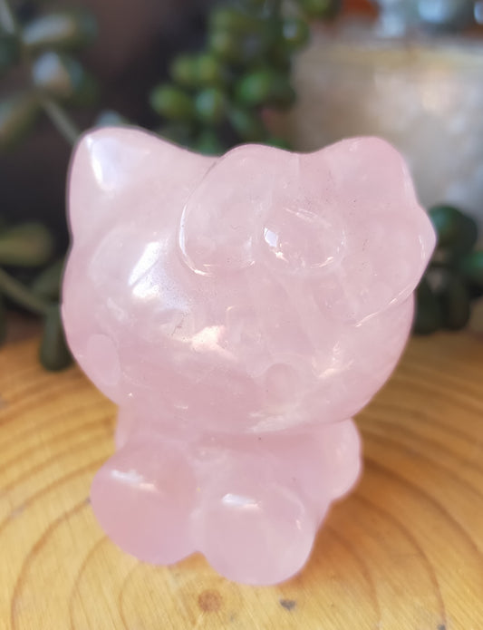 Rose Quartz Hello Kitty