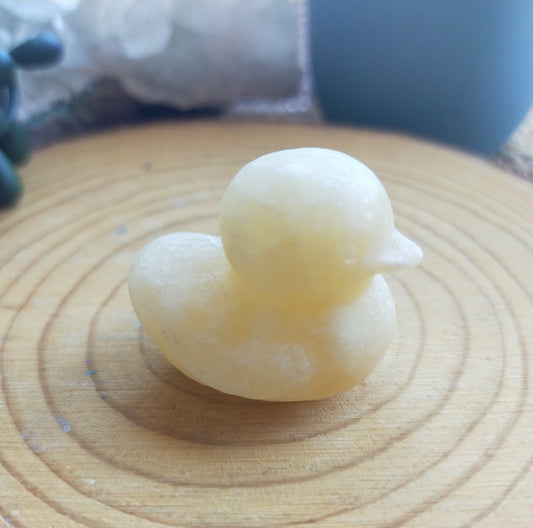 Yellow Calcite Duck