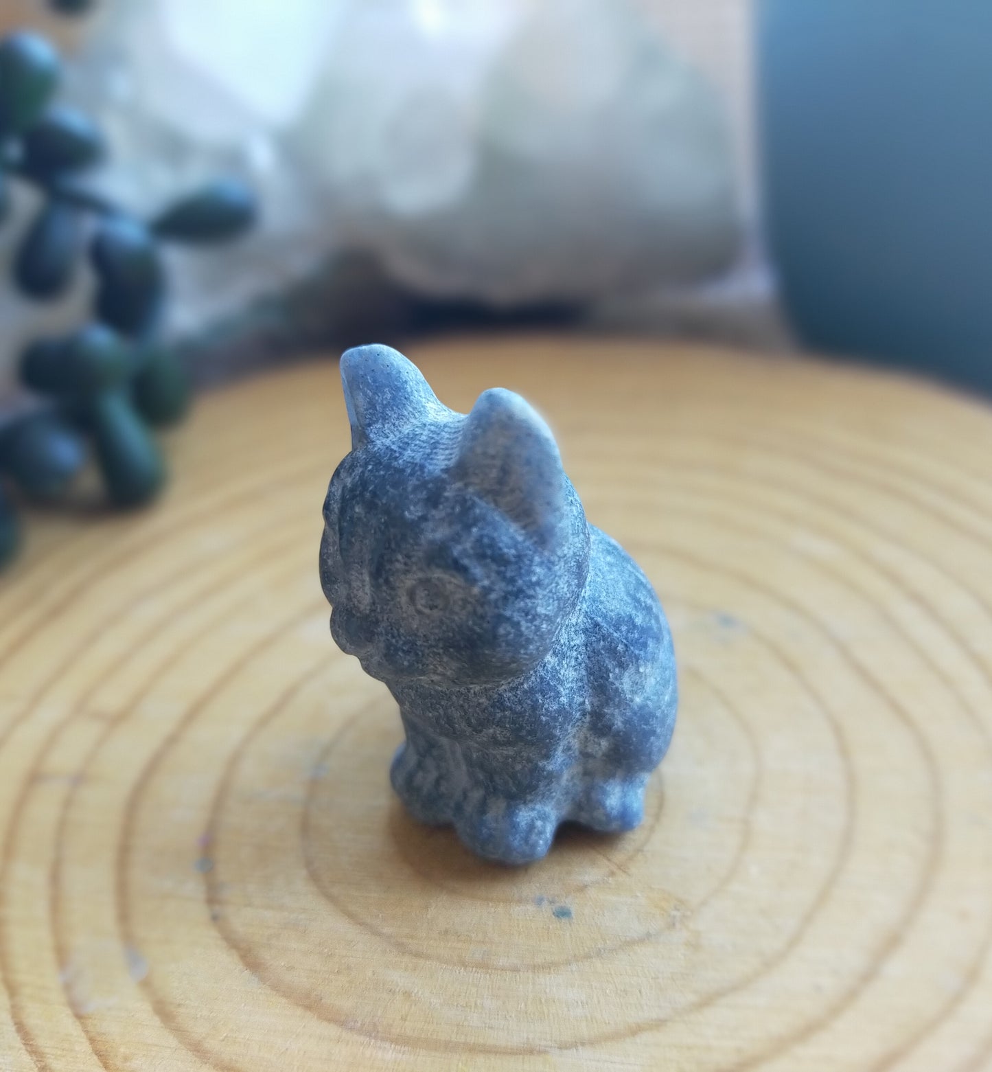 Blue Aventurine Cat