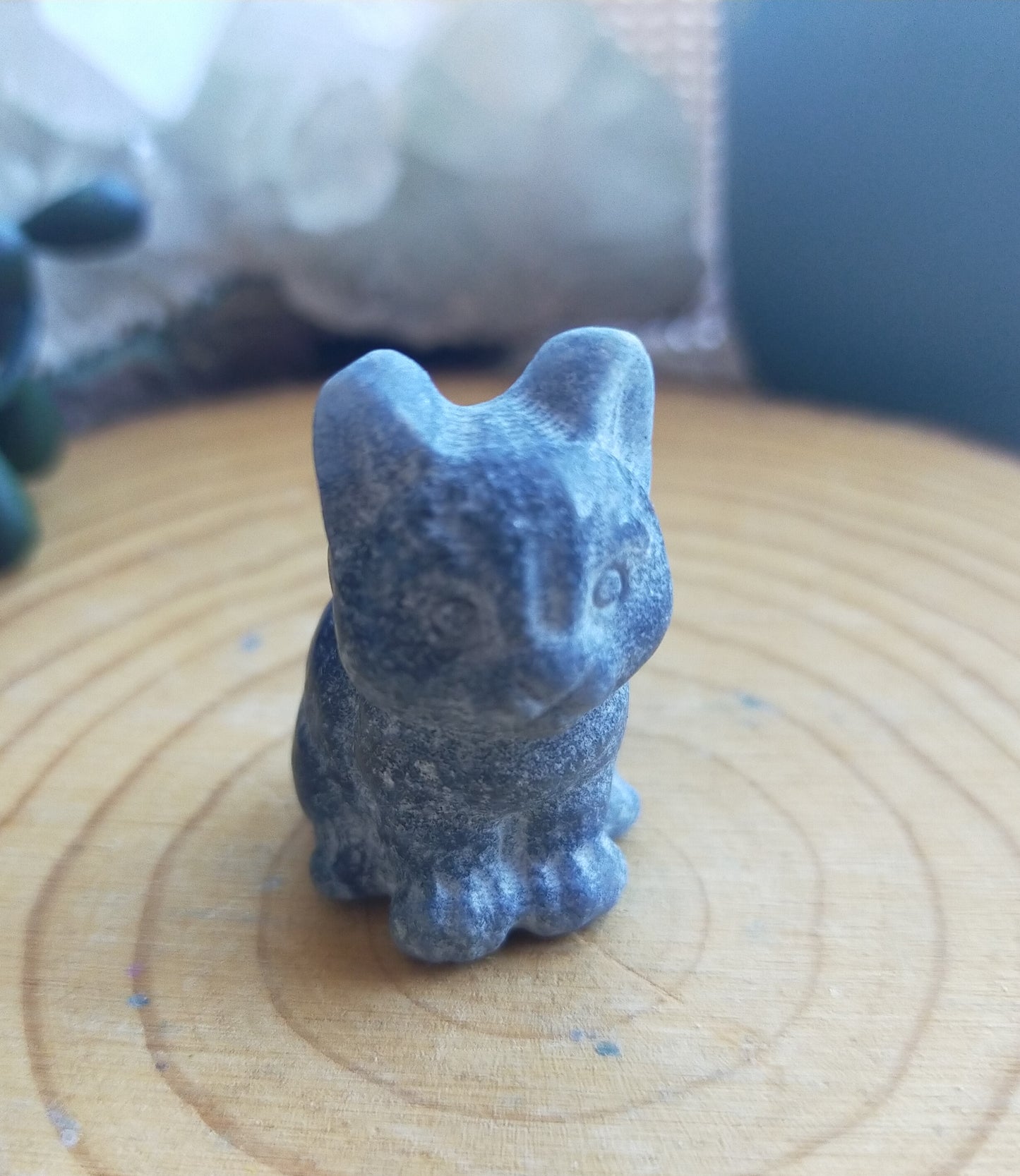 Blue Aventurine Cat