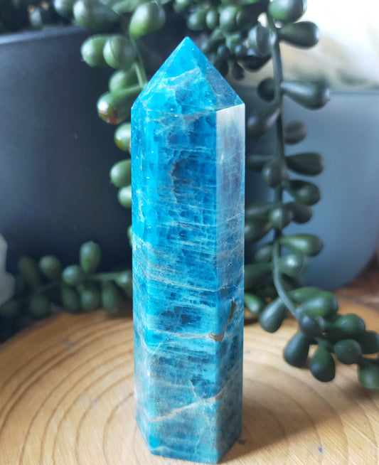 Blue Apatite Point