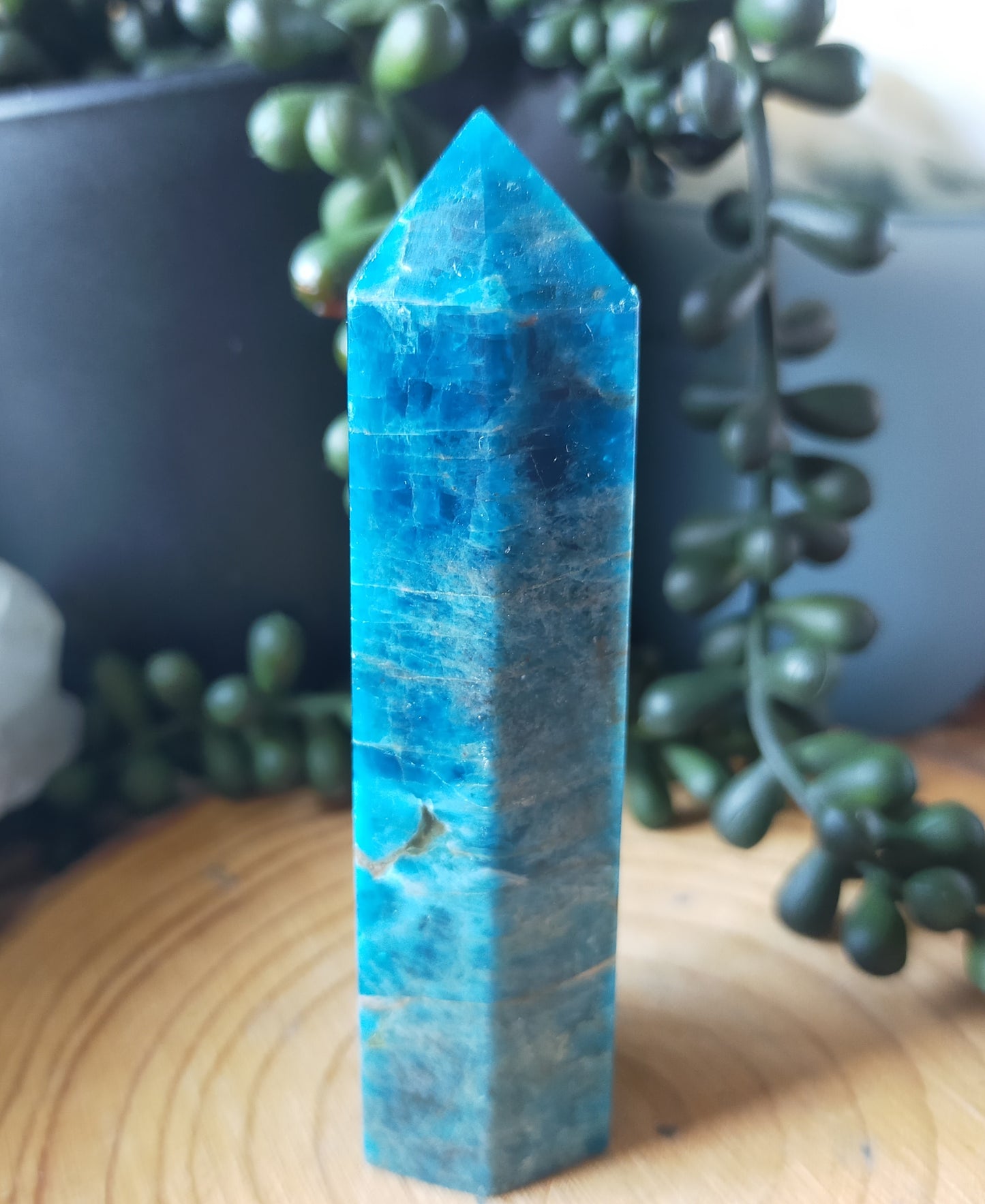 Blue Apatite Point