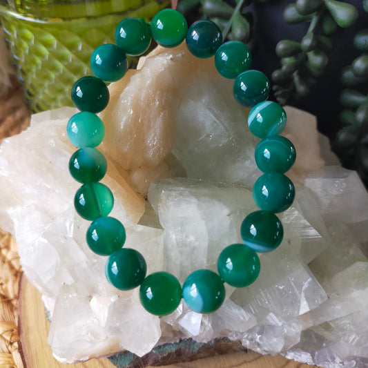 Dyed Agate Bracelet