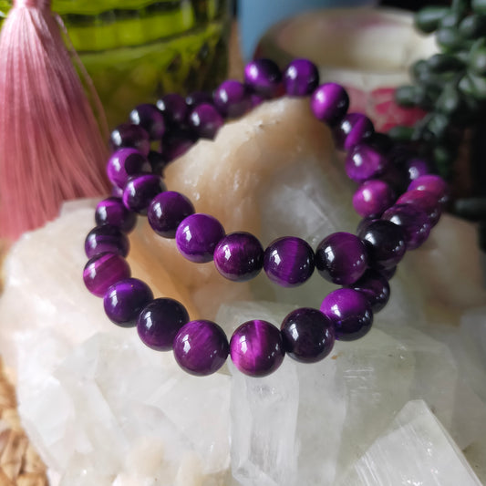 Purple Tiger's Eye Bracelet