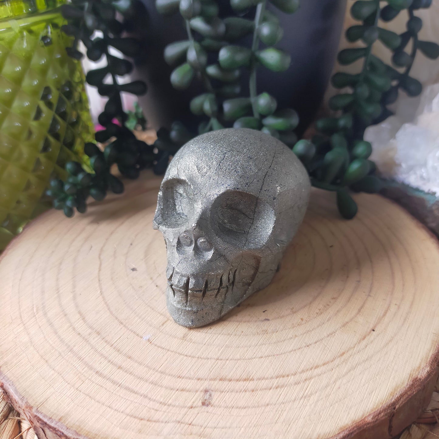 Pyrite Skull