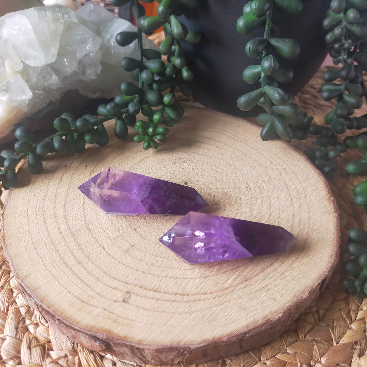 Amethyst Double Terminated Point's