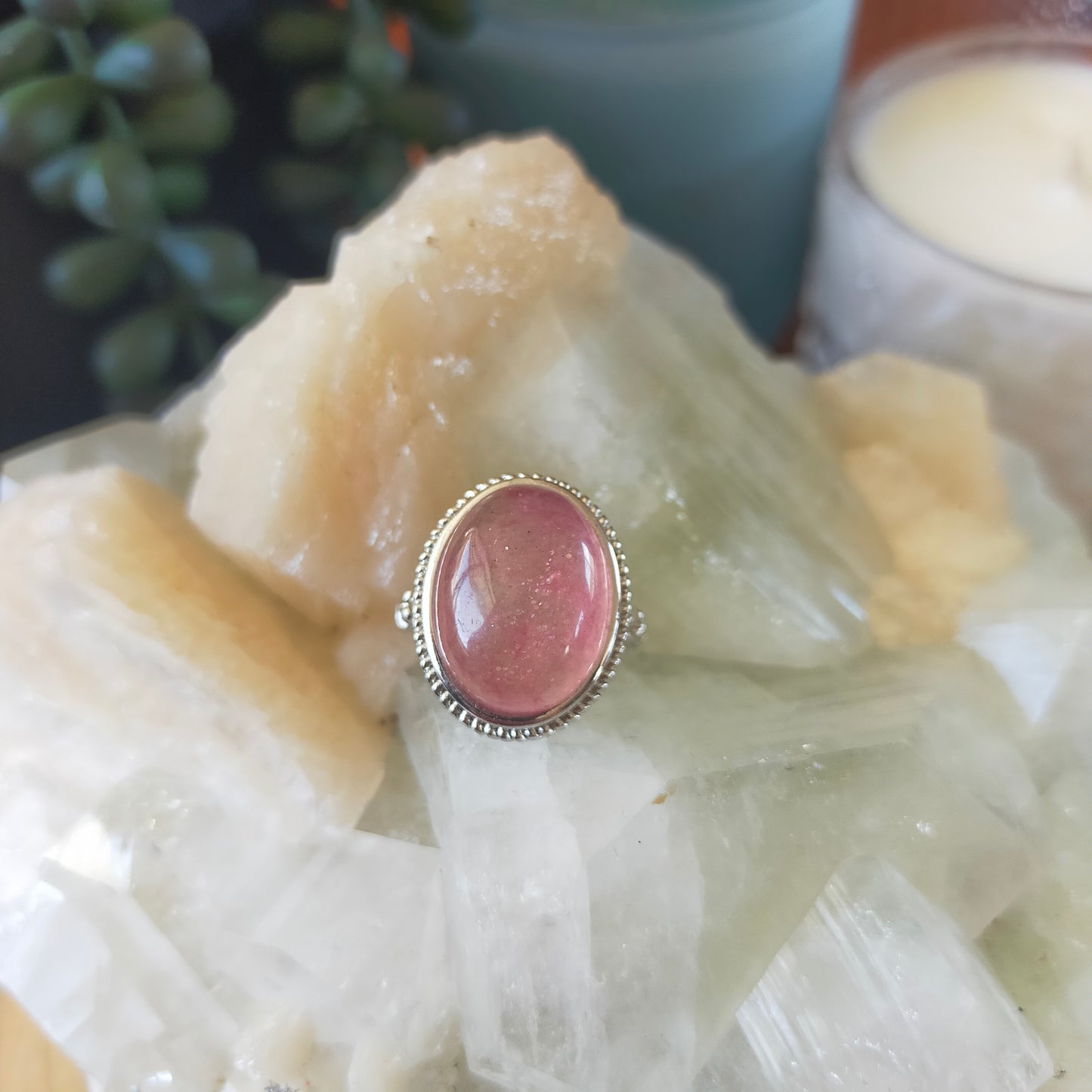 Strawberry Quartz Ring