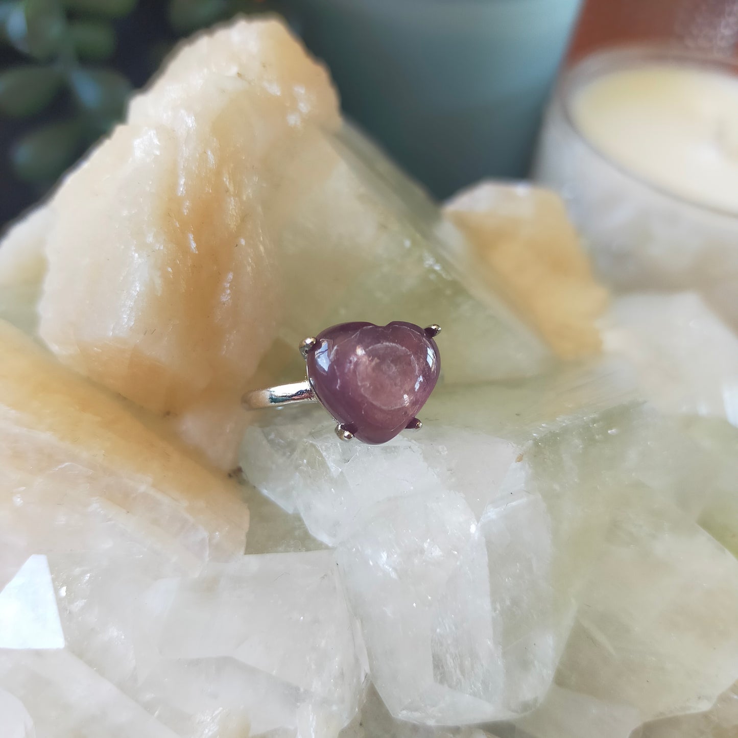 Purple Mica Ring