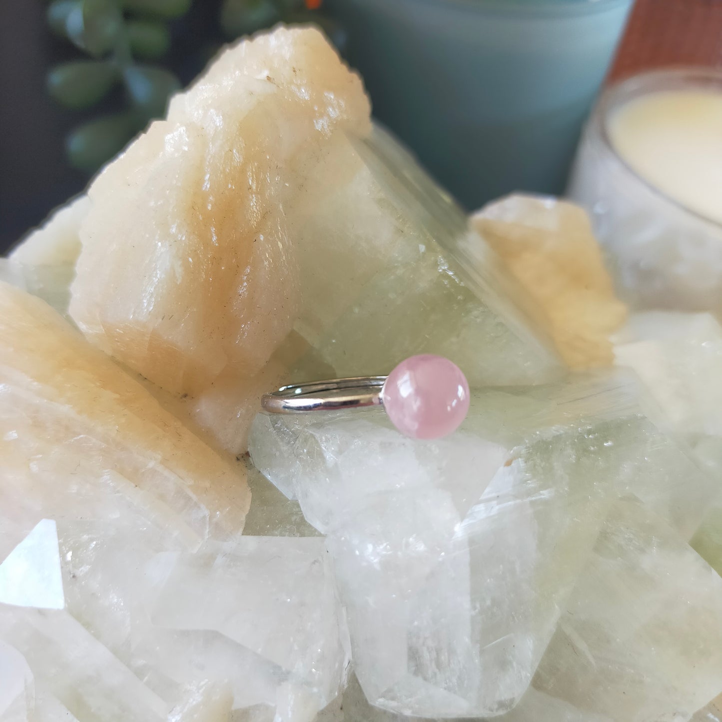 Rose Quartz Ring