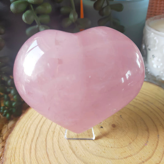 Rose Quartz Heart