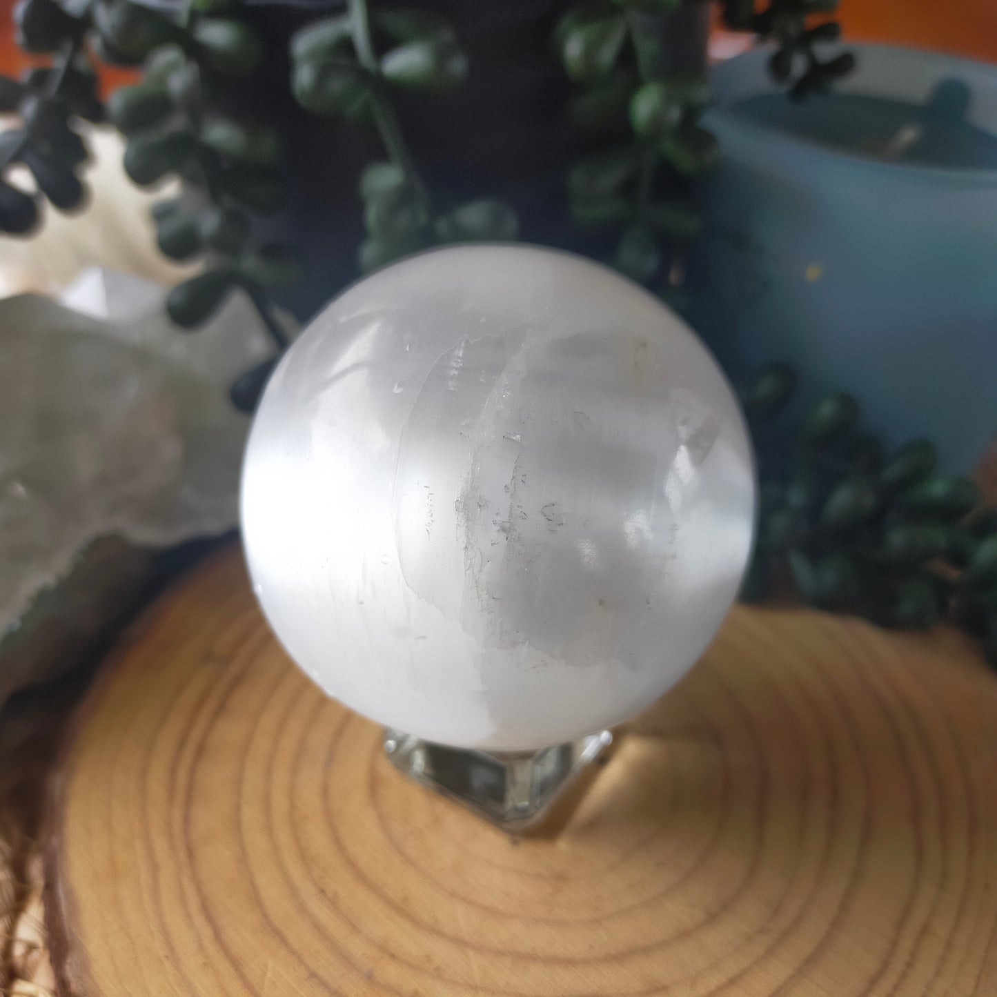 Satin Spar Sphere