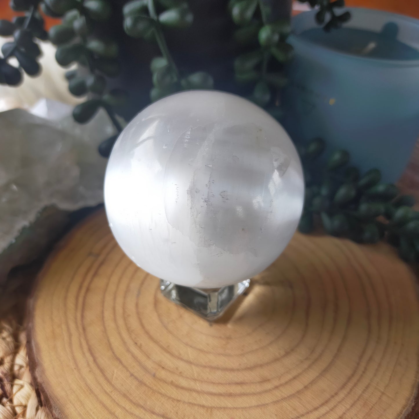 Satin Spar Sphere