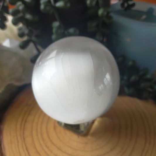 Satin Spar Sphere