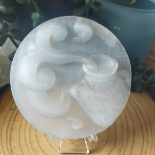 Aquarius Satin Spar Plate