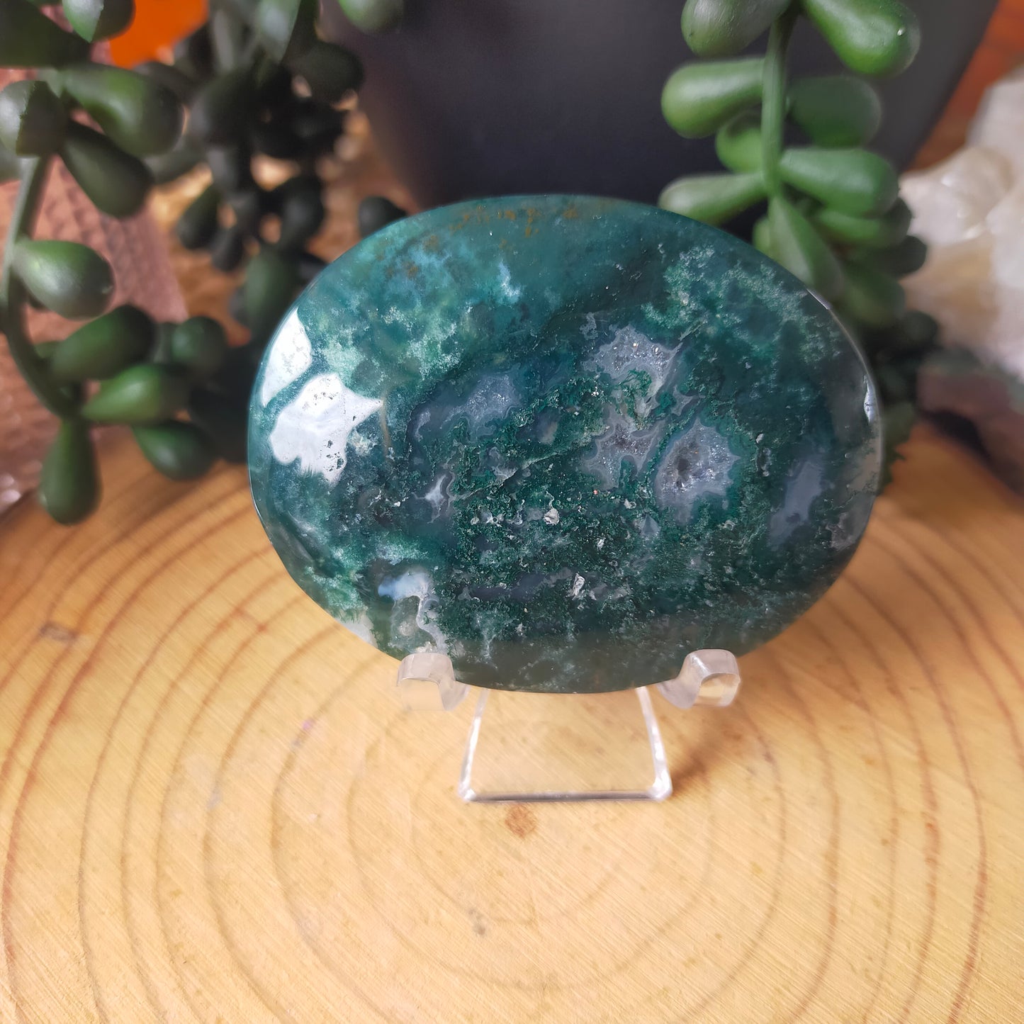 Moss Agate Palmstone