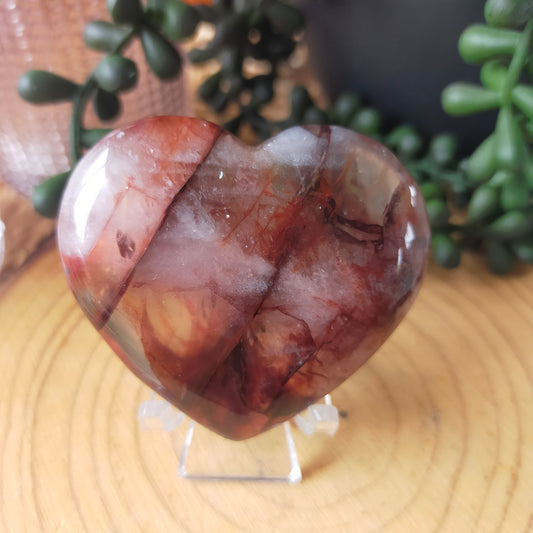 Fire Quartz Heart