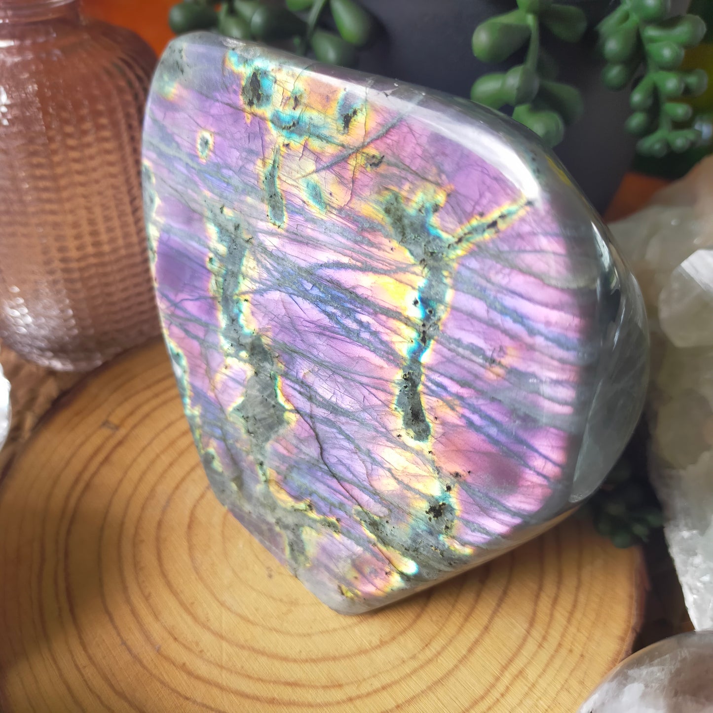 Purple Flash Labradorite Freeform