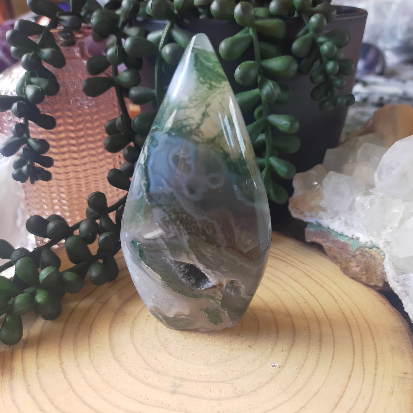 Moss Agate Freeform